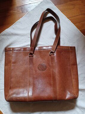 Vintage Eddie Bauer Leather Tote